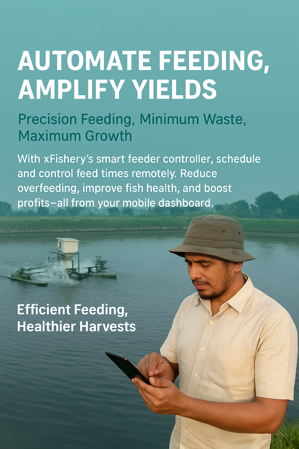 Automated fish feeding system